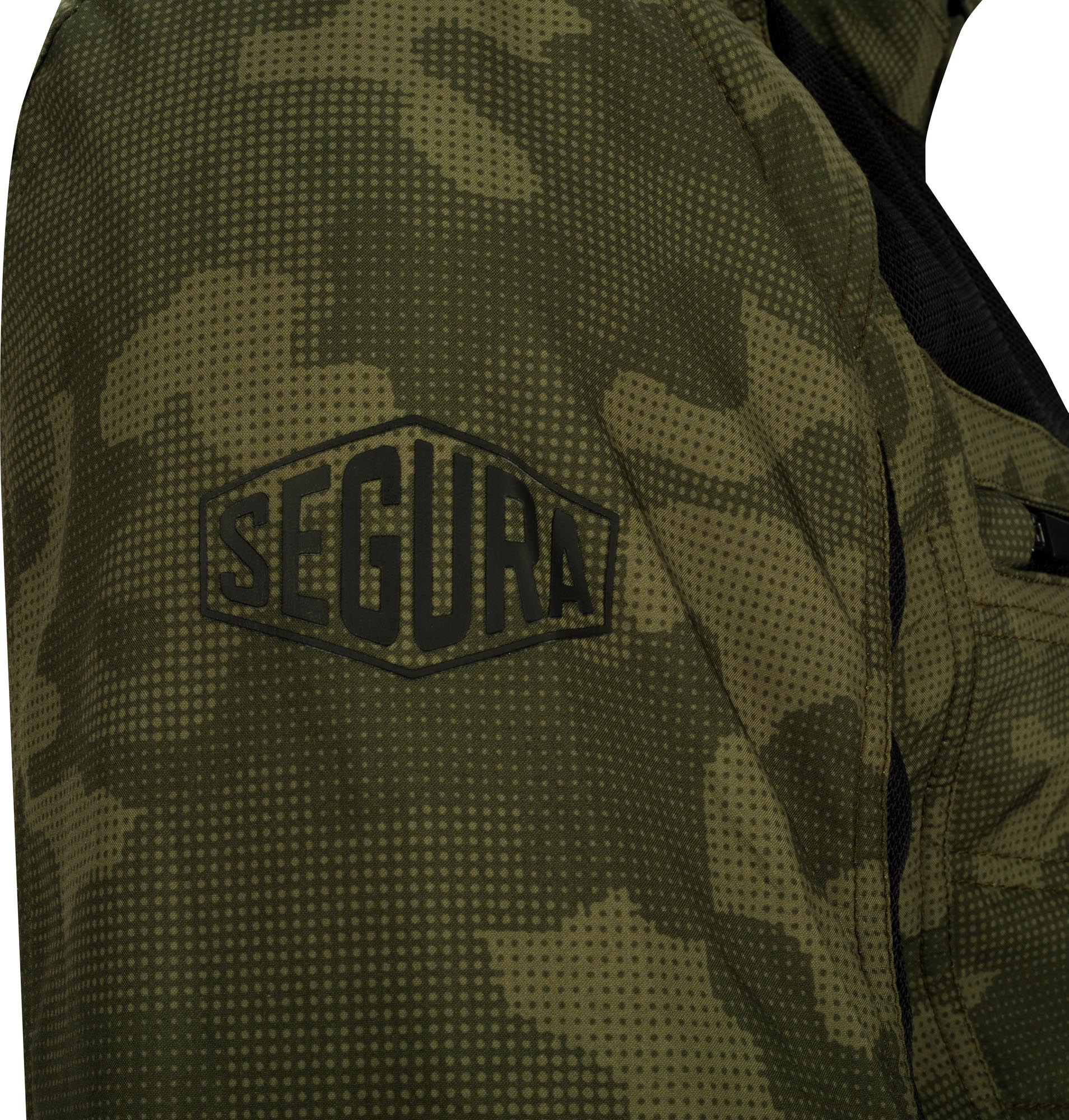 Segura Natcho Vented Softshell Mesh Blouson textile de moto Camouflage/Vert S Figure 5