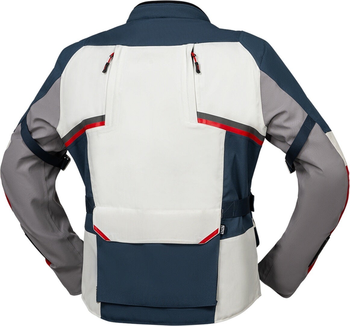 IXS Tourster-STX 1.0 waterproof Motorcycle Textile Jacket grey/blue/red 3XL Figure 2