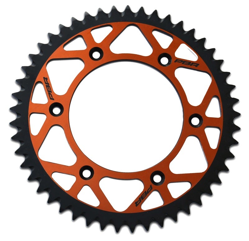 PBR Twin Color Aluminium Ultra-Light Self-Cleaning Hard Anodized Rear Sprocket 899 - 520 Figure 2
