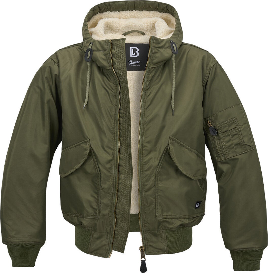 Brandit CWU Hooded Jacket olive XL Figure 1