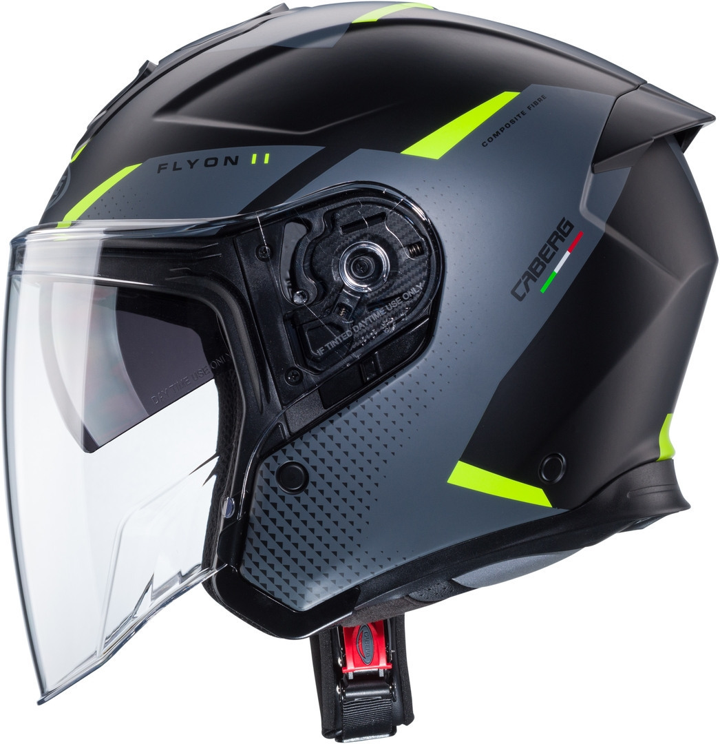 Caberg Flyon II Boss Cască cu reacție Negru mat/galben L (59/60) Figura 3