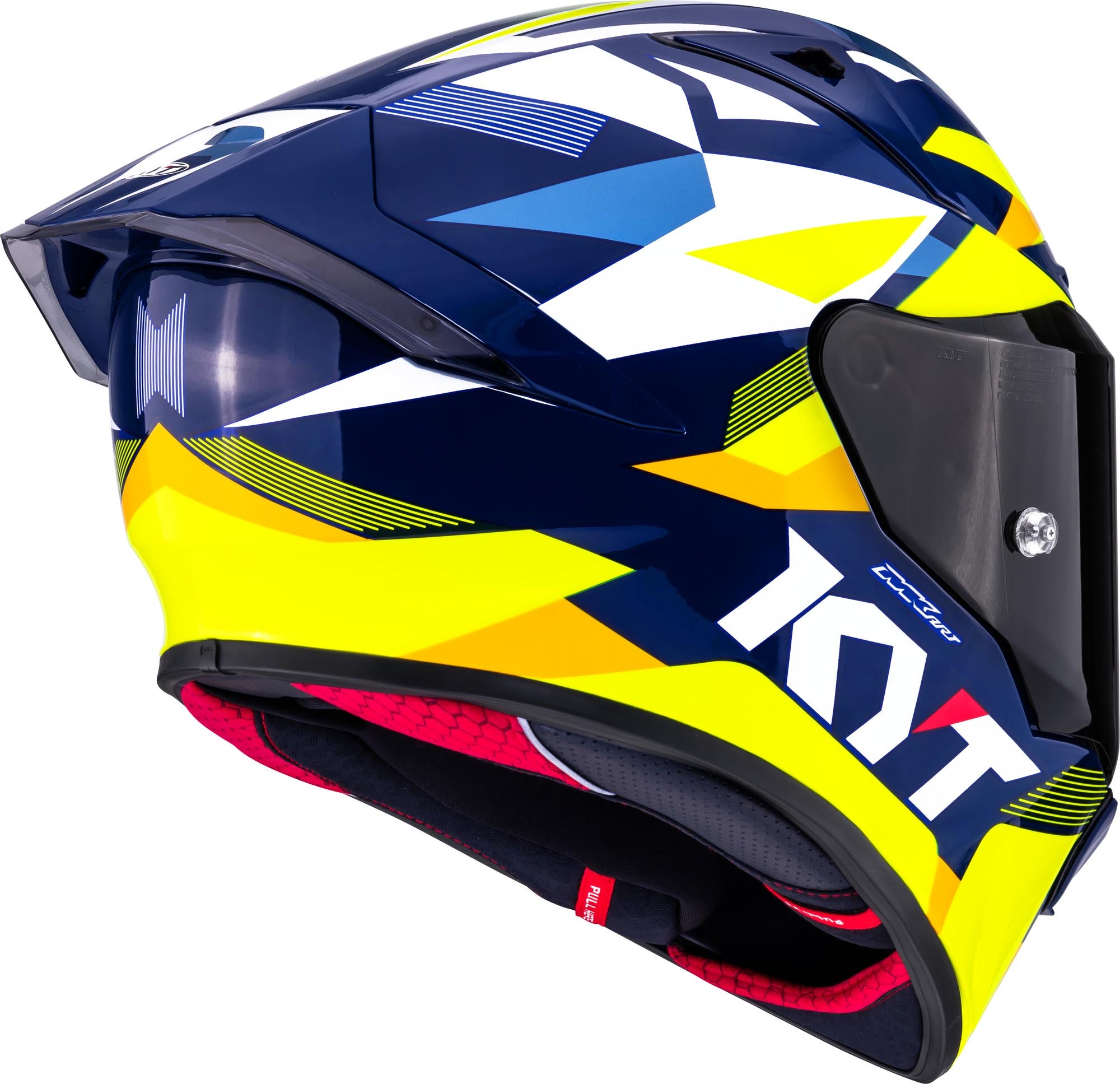 KYT R1R Diamond Hjelm blå/gul XL (61/62) Figur 5
