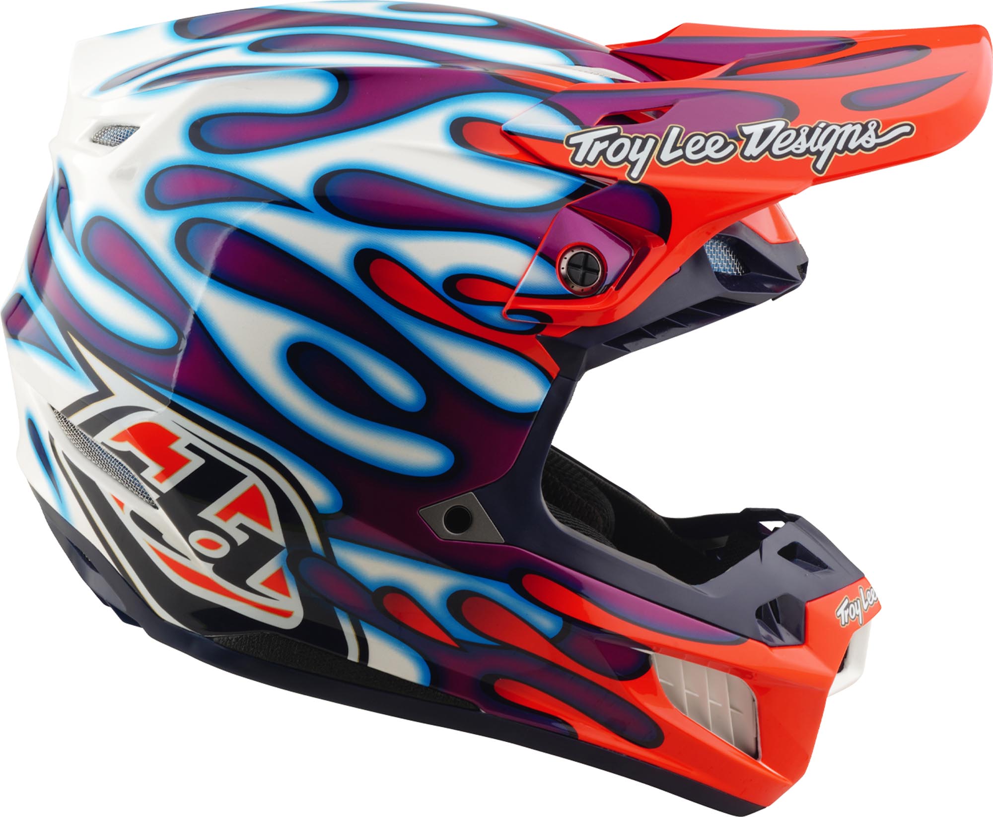 Troy Lee Designs SE5 Composite MIPS Overspray Motocross Helm L (58/59) Abbildung 3