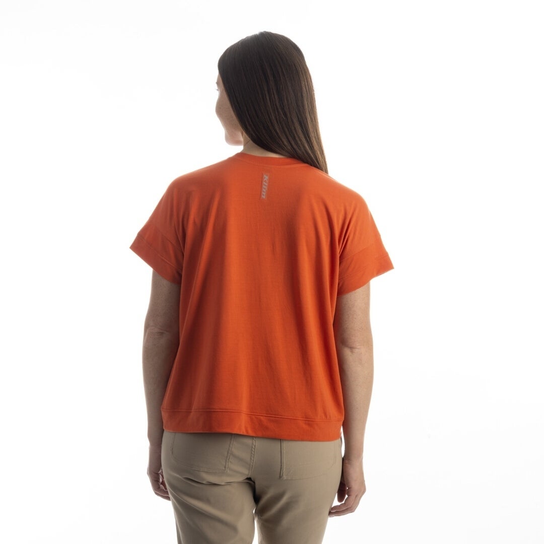 Side view of Klim Sky Pond Damen T-Shirt