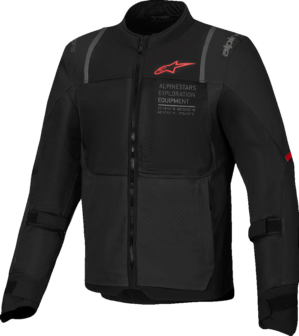 Alpinestars Men's Black St-2 Air Motorcycle Textile Jacket