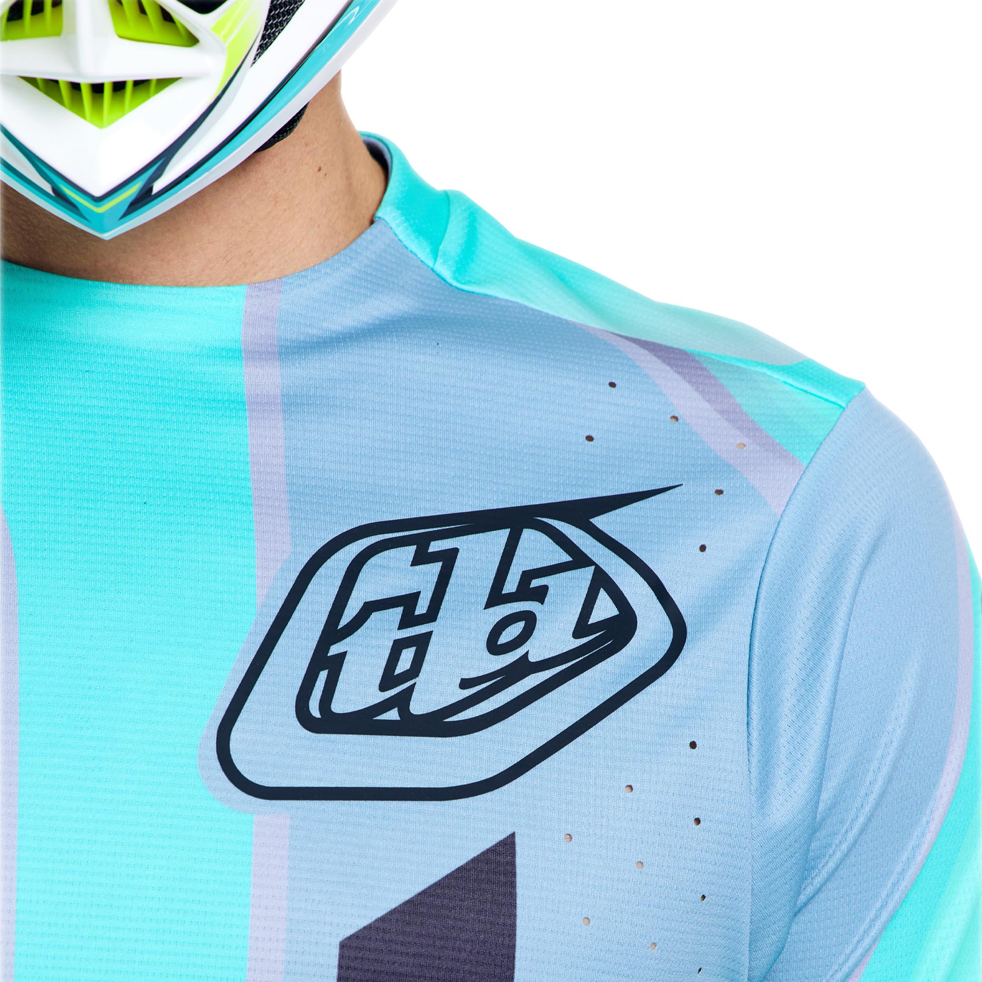 Troy Lee Designs Sprint Pro Lowrider Bicycle Jersey turquoise/blue M Figure 3