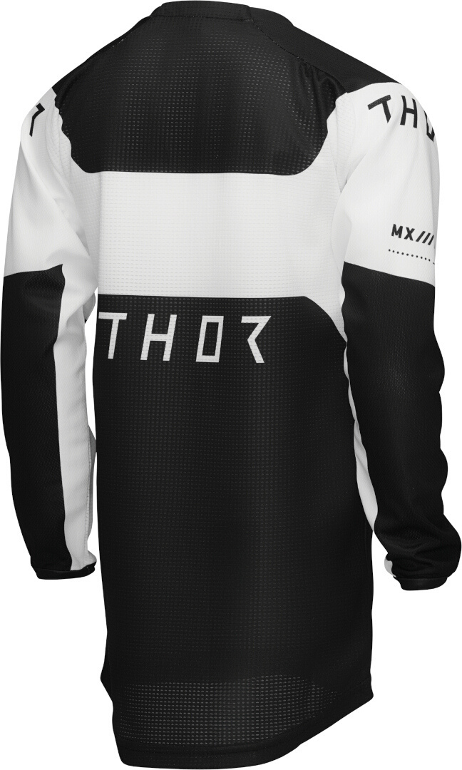 Thor Launchmode Storm Motocross trøje til børn Sort/hvid S Figur 3