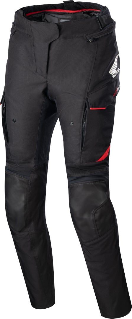 Alpinestars Stella Andes V3 Drystar Senhoras Motocicleta Calça Têxtil preto/vermelho L Figura 1