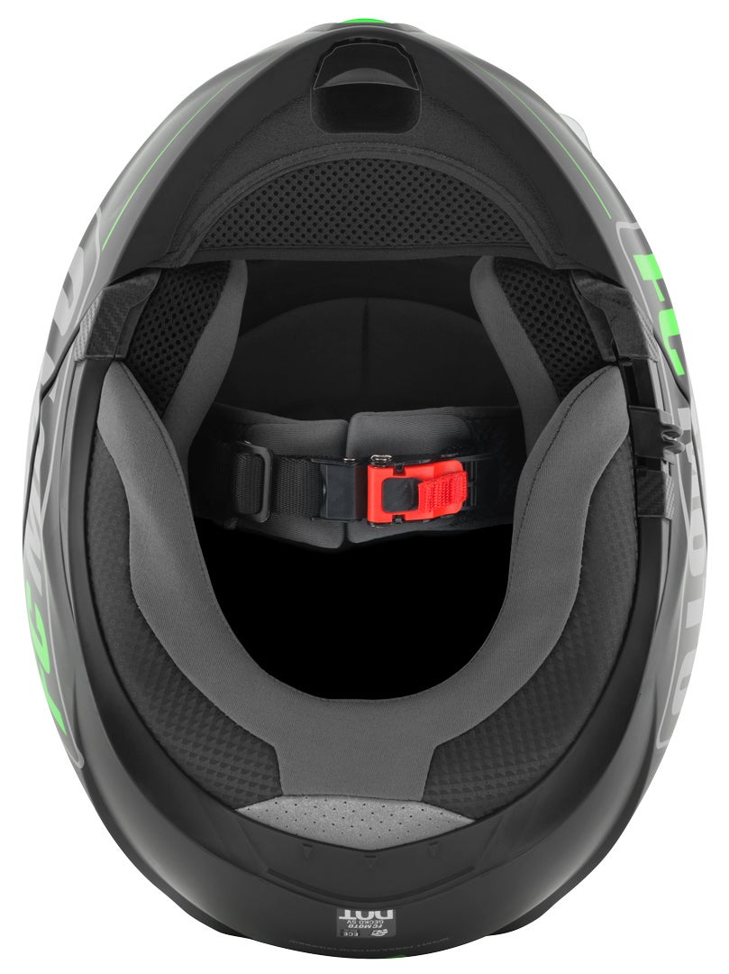 FC-Moto Novo Straight Casco nero/verde M (57/58) Figura 8