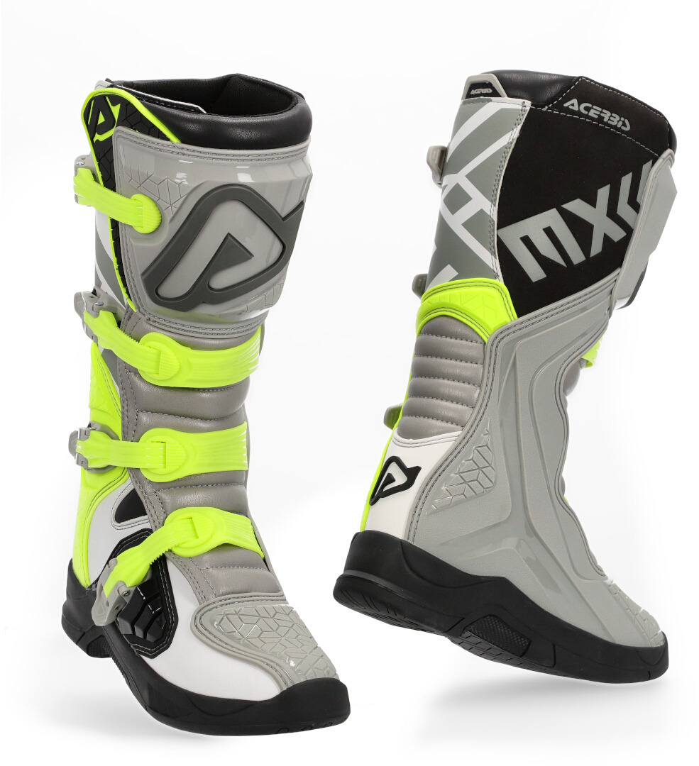 Acerbis X-Team Cizme de motocross gri/galben 45 Figura 1