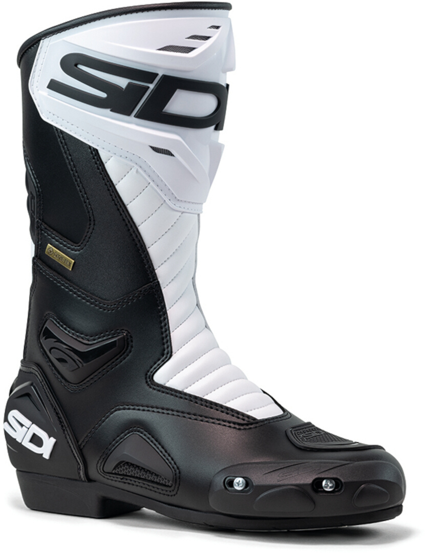 Sidi Performer Gore-Tex waterproof Motorcycle Boots black/white 46 Figure 1