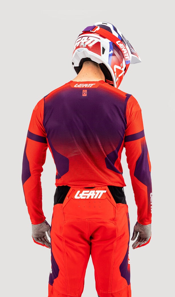 Leatt 5.5 UltraWeld 2025 Maglia da motocross rosso/viola M Figura 5