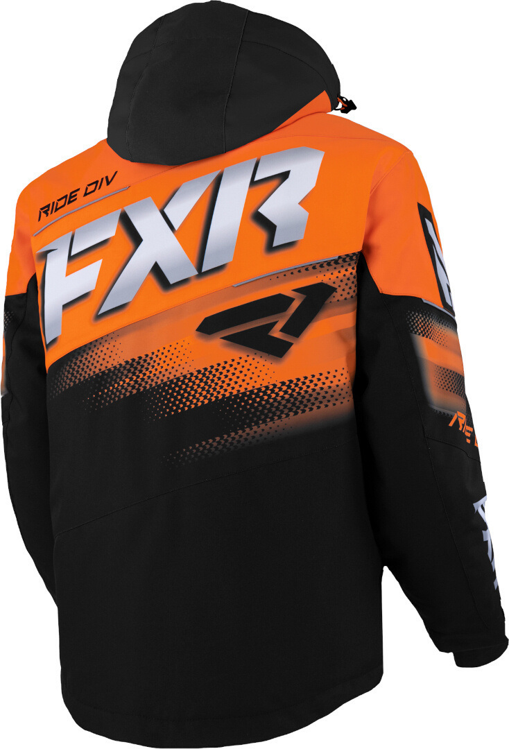 FXR Boost FX 2-in-1 2023 Snowmobile Jacket black/orange 3XL Figure 2