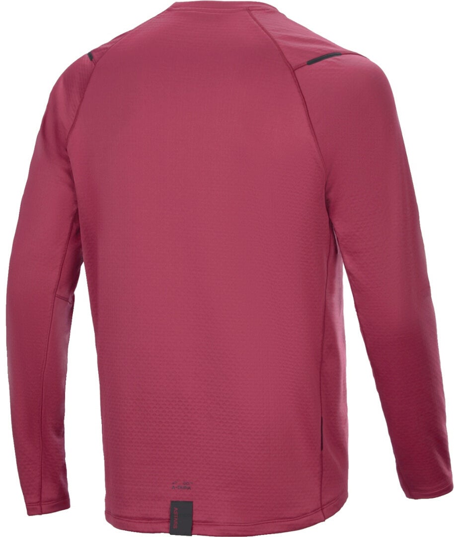 Alpinestars A-Dura Thermal Maglia da bicicletta a maniche lunghe Rosso Borgogna XL Figura 2