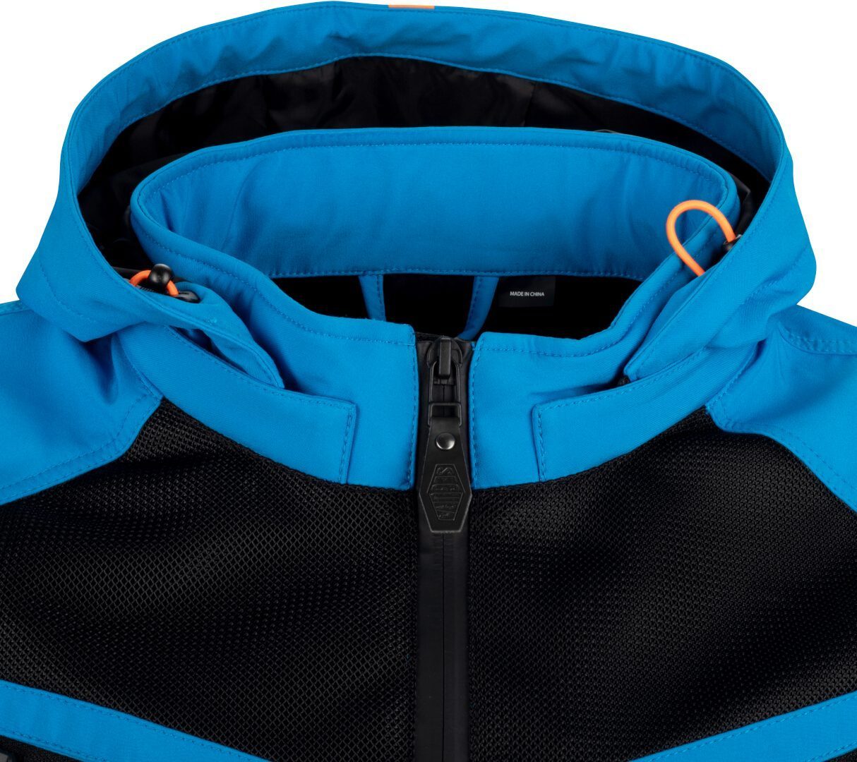 Segura Natcho Vented Softshell Mesh Motorrad Textilacke blau/orange 4XL Abbildung 4