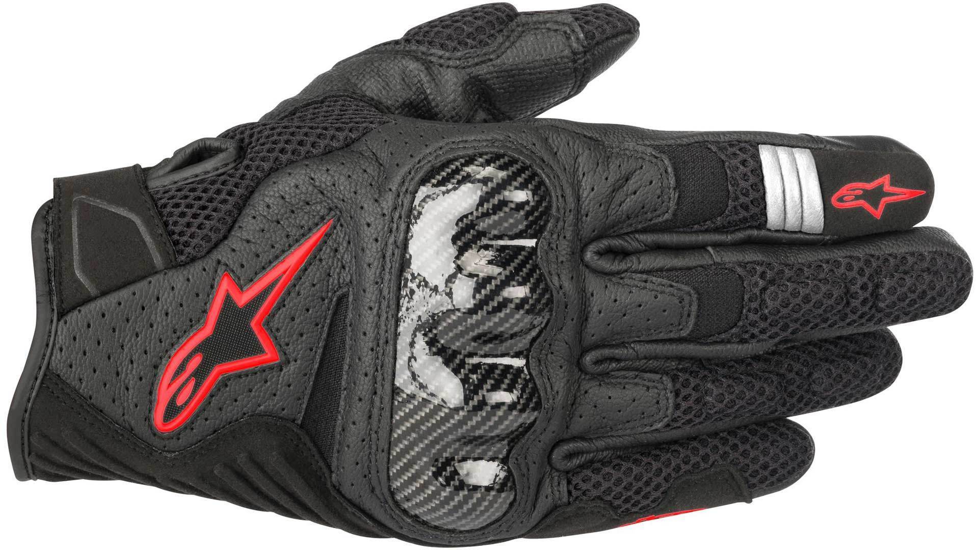 Alpinestars SMX 1 Air V2 Motorcykel handsker sort/rød 2XL Figur 2