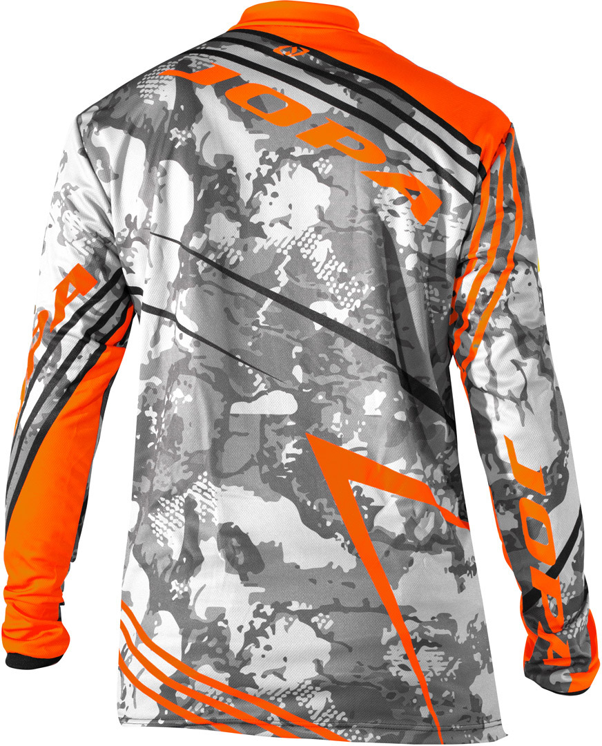 Jopa Fixion Jersey MX/BMX Gris/Orange L Figure 2