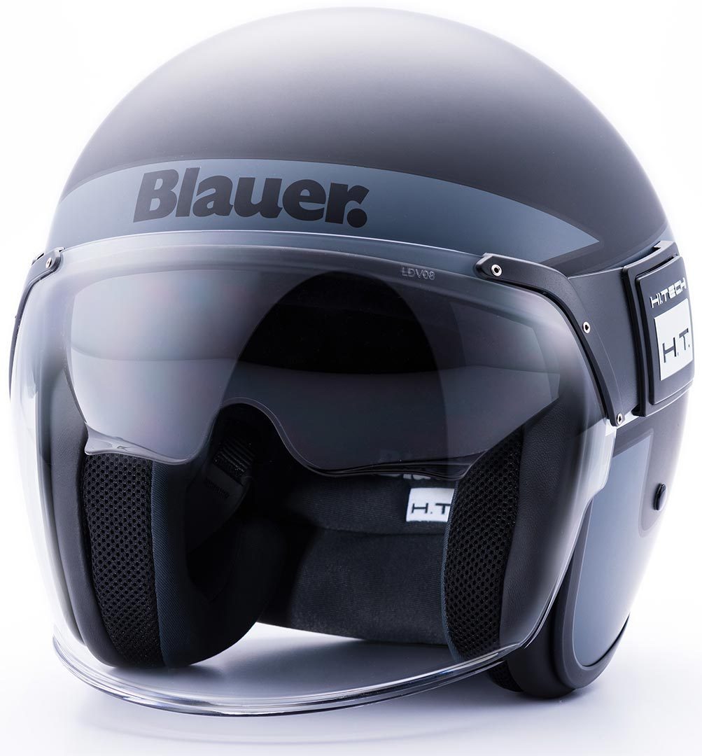 Blauer POD Stripes Capacete a jato preto/titânio XXS (51/52) Figura 1