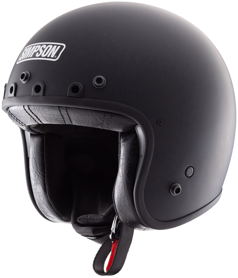 Simpson Chopper Solid Jet Helmet black matt M (58) Figure 1