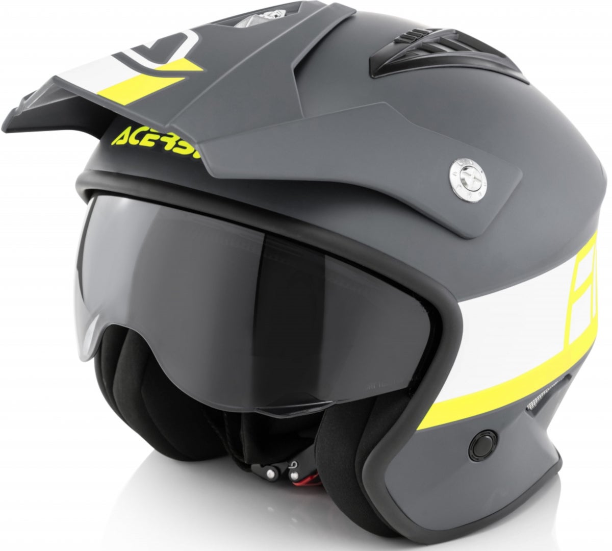 Acerbis Aria Cască cu reacție negru/galben-neon XL (61/62) Figura 1