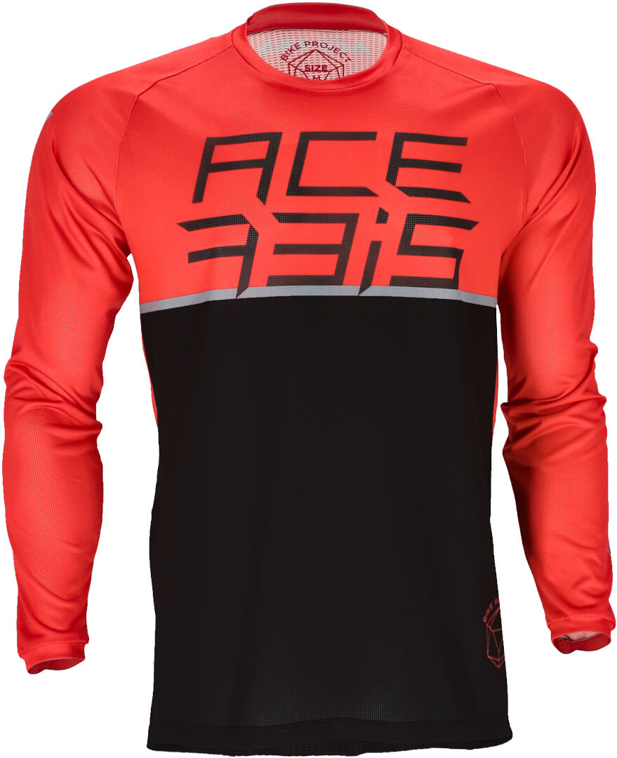 Acerbis Razorcrest Maglia da bicicletta nero/rosso L Figura 3