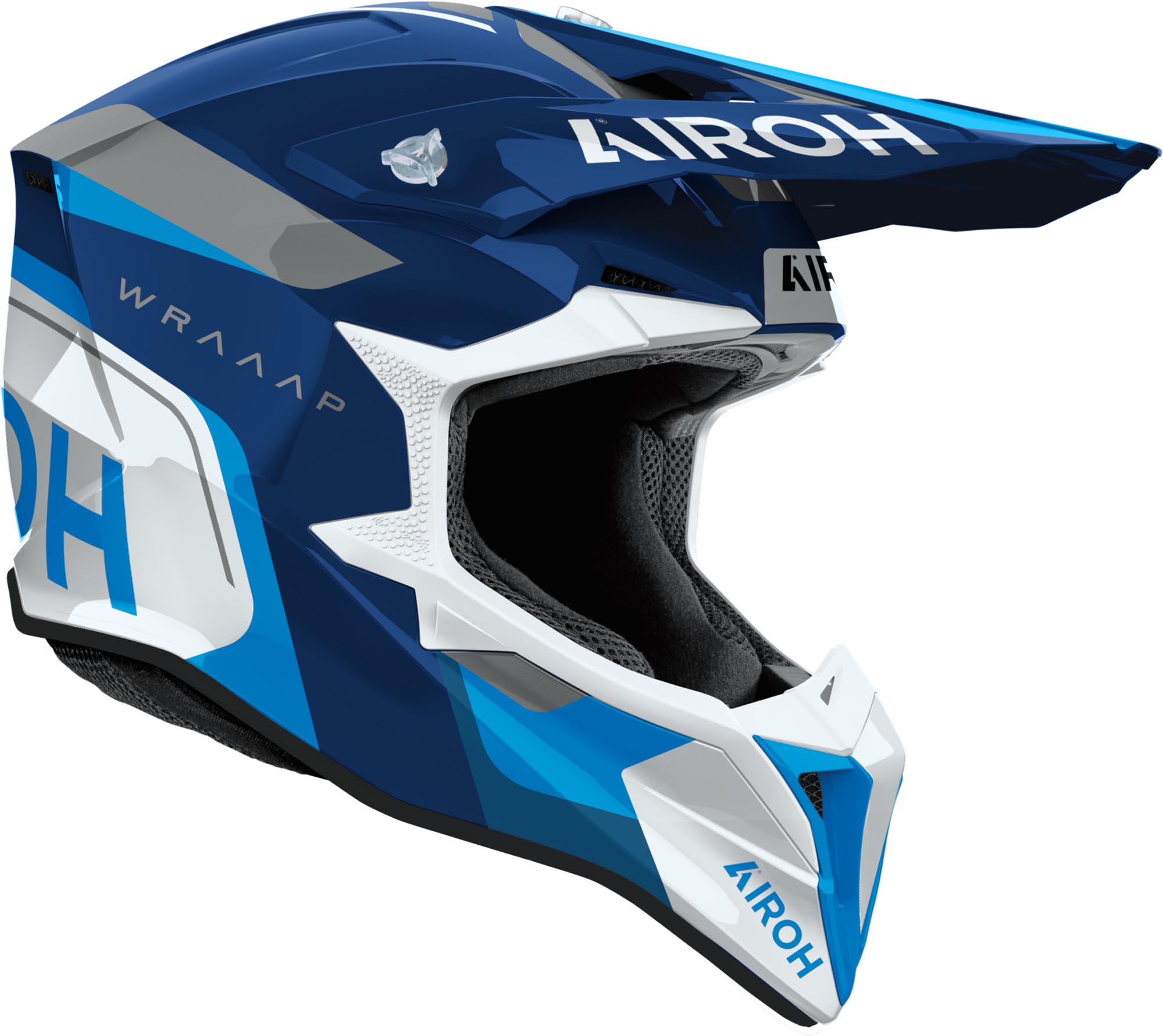 Airoh Wraaap Conquer Casco da motocross blu/bianco/nero XL (61/62) Figura 2
