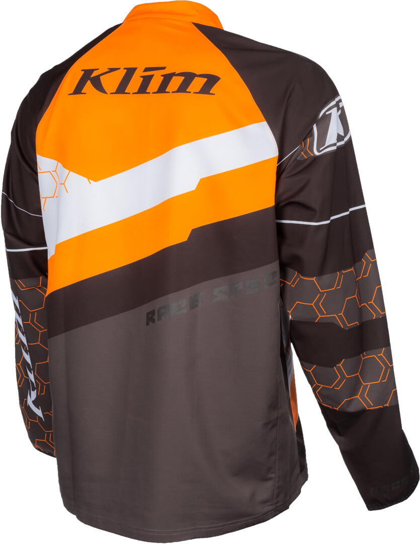 Klim Revolt Motocross-pullover oranssi/harmaa M Kuva 6