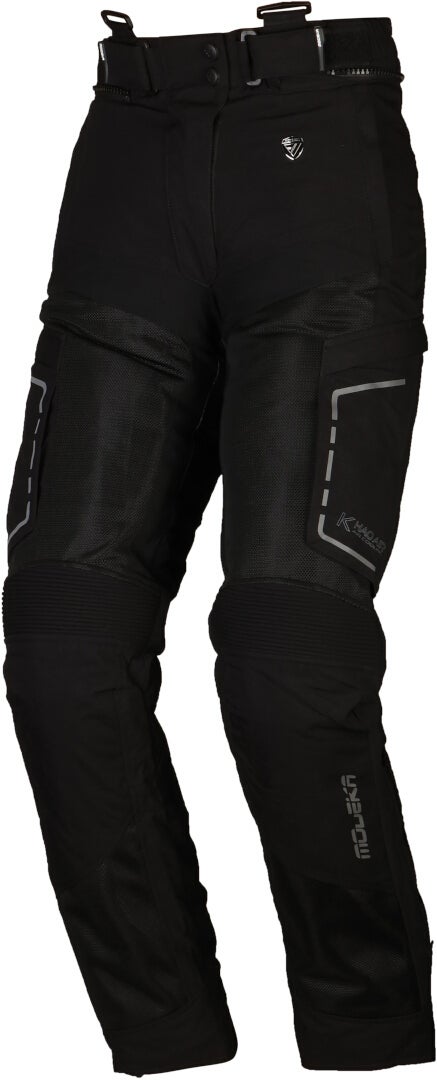 Modeka Khao Air Damer Motorcykel Tekstil Bukser Sort Short 19 Figur 1