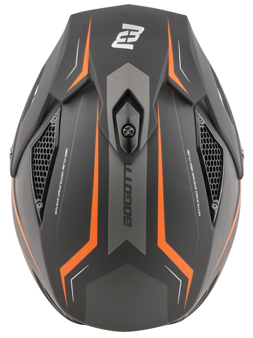 Bogotto Radic WN-ST Hjelm orange/sort M Figur 13