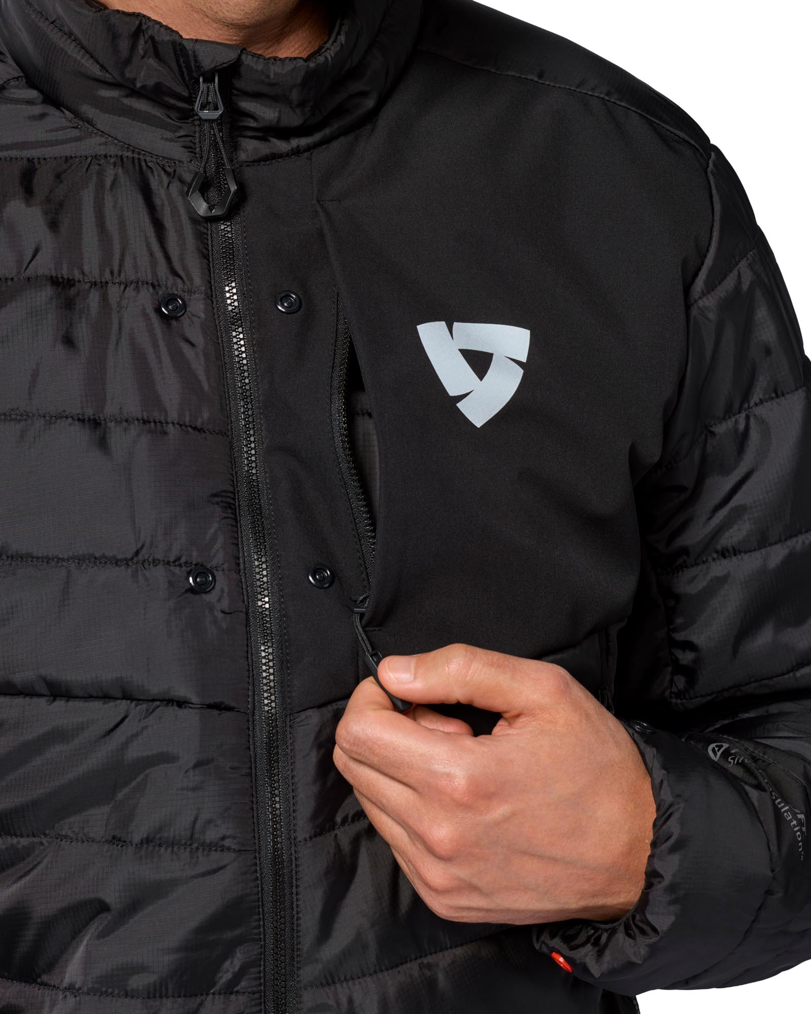 Revit Defender 4 GTX Veste textile moto imperméable anthracite/rouge S Figure 30