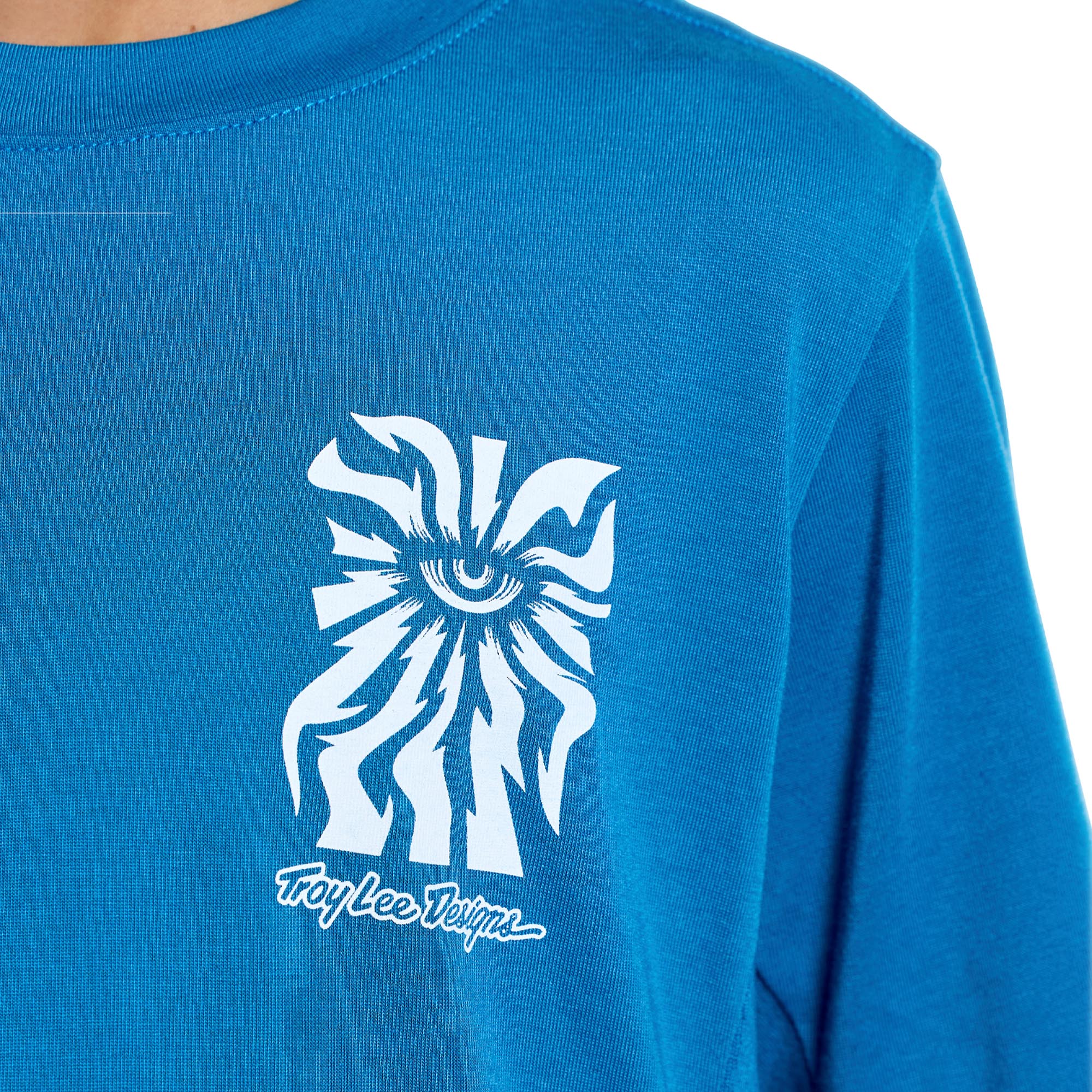 Side view of Troy Lee Designs Skyline Ride One Eye Youth Short Sleeve Bicycle Jersey