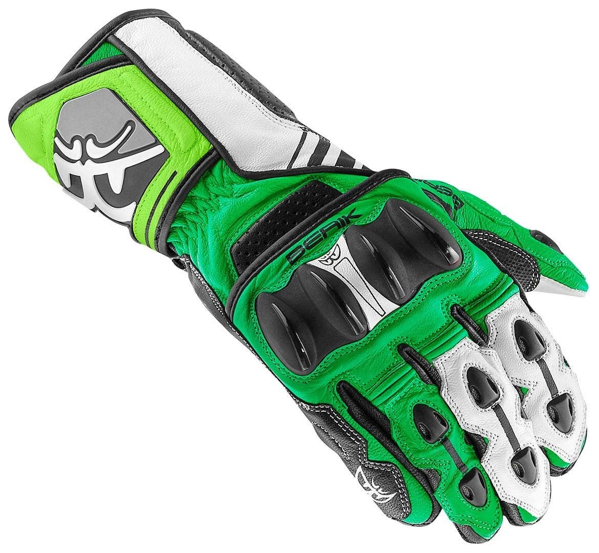 Berik Track Gants de moto Noir/Vert/Blanc M Figure 1