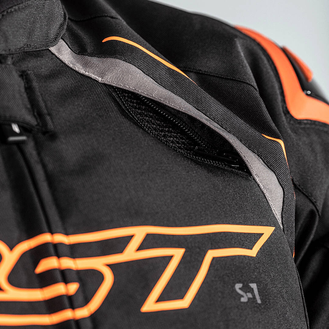 RST S-1 Veste textile moto Noir/Gris/Orange M Figure 4