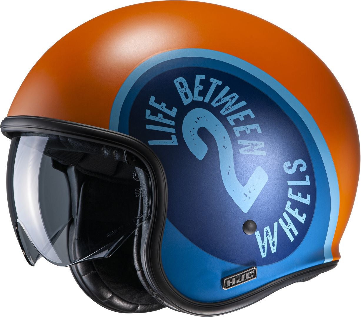 HJC V30 Harvey Jet hjelm orange/blå XL (60/61) Figur 1