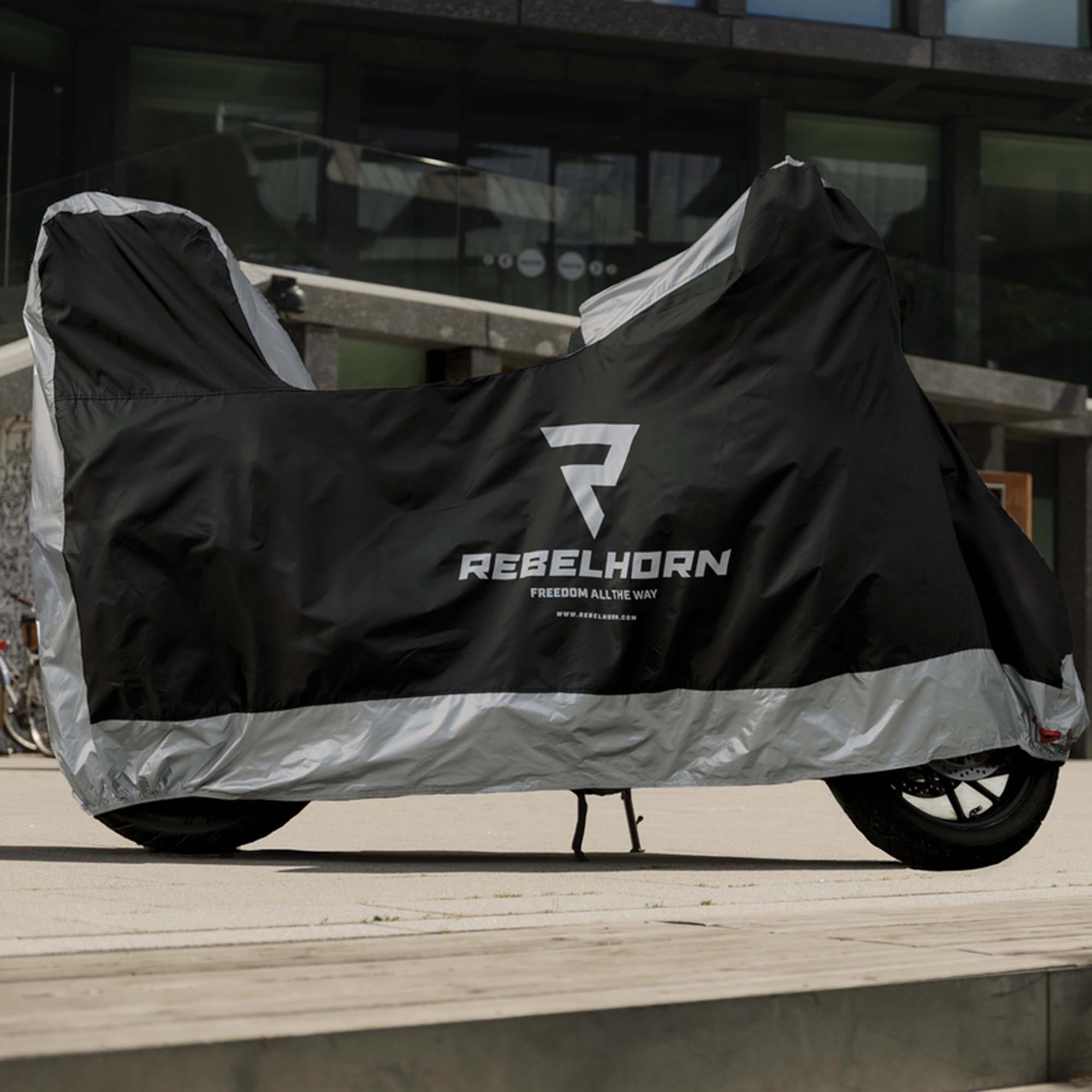 Side view of Rebelhorn Cover 2 Top Motorcycle Cover