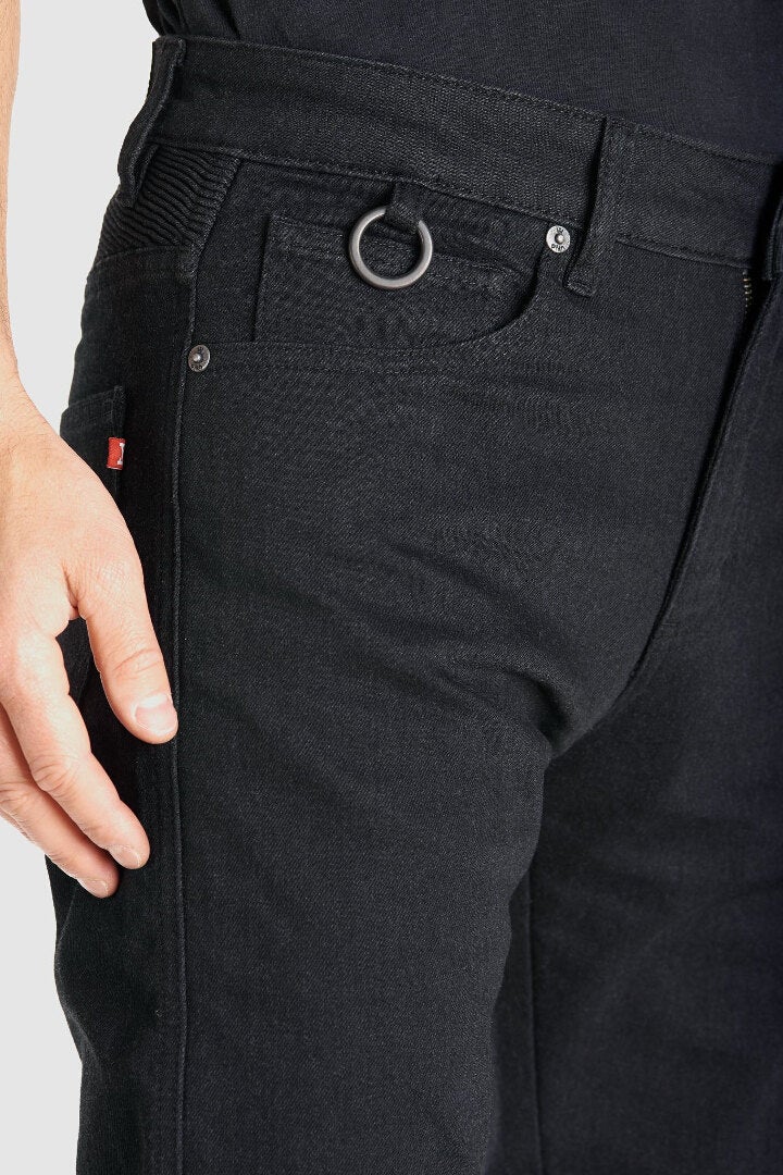 Pando Moto Karl Cor Motorcykel Jeans Sort 34 L30 Figur 5