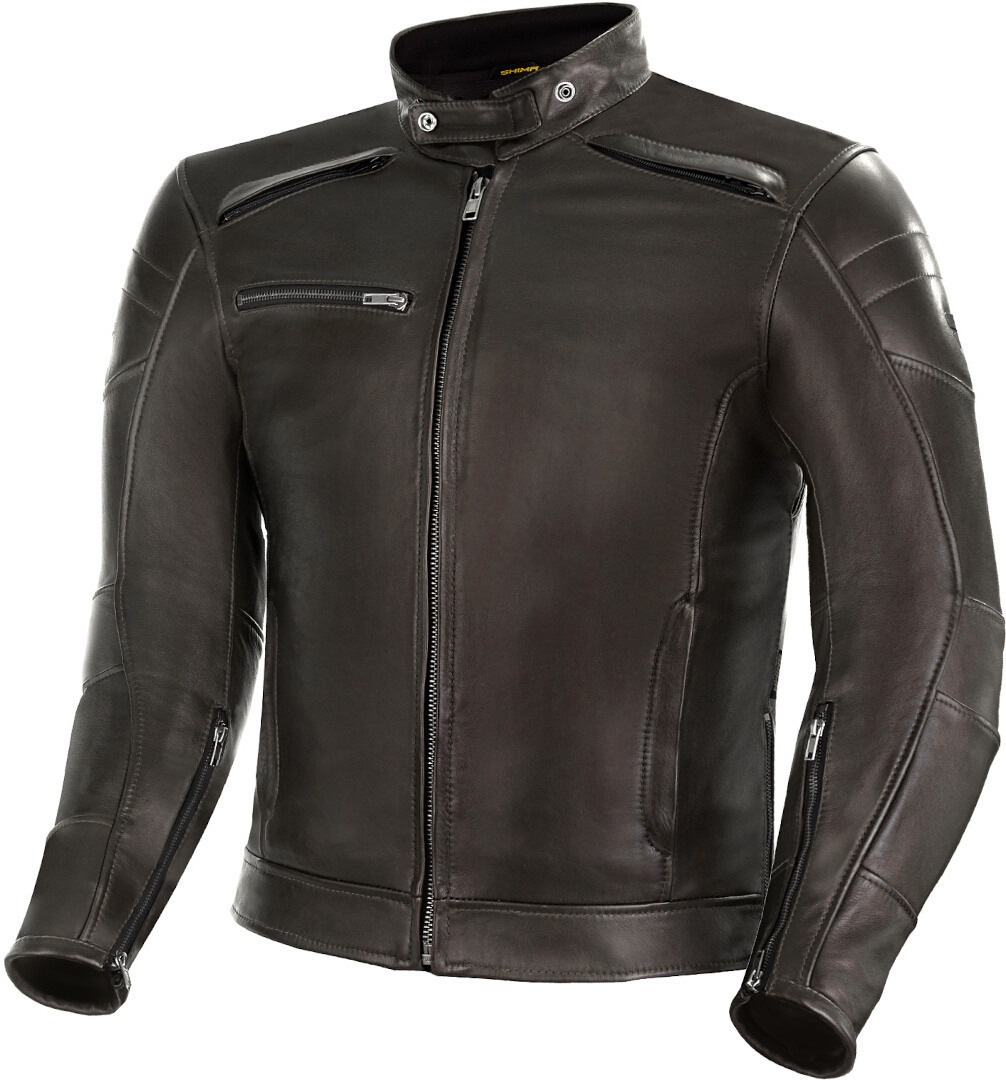 SHIMA Blake Giacca in pelle per moto marrone L Figura 1