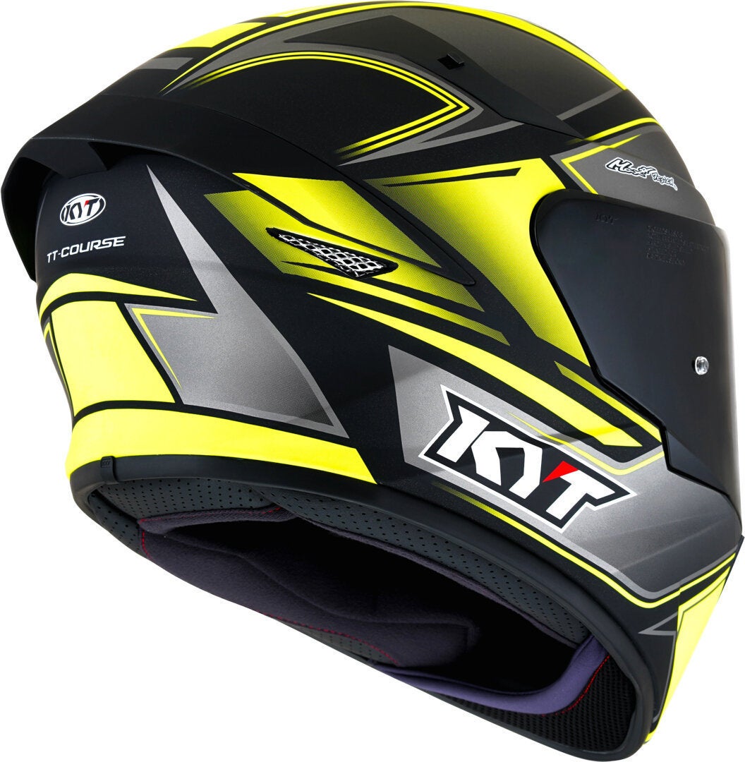 KYT TT Course Tourist Kask szary/żółty S (55/56) Rysunek 2