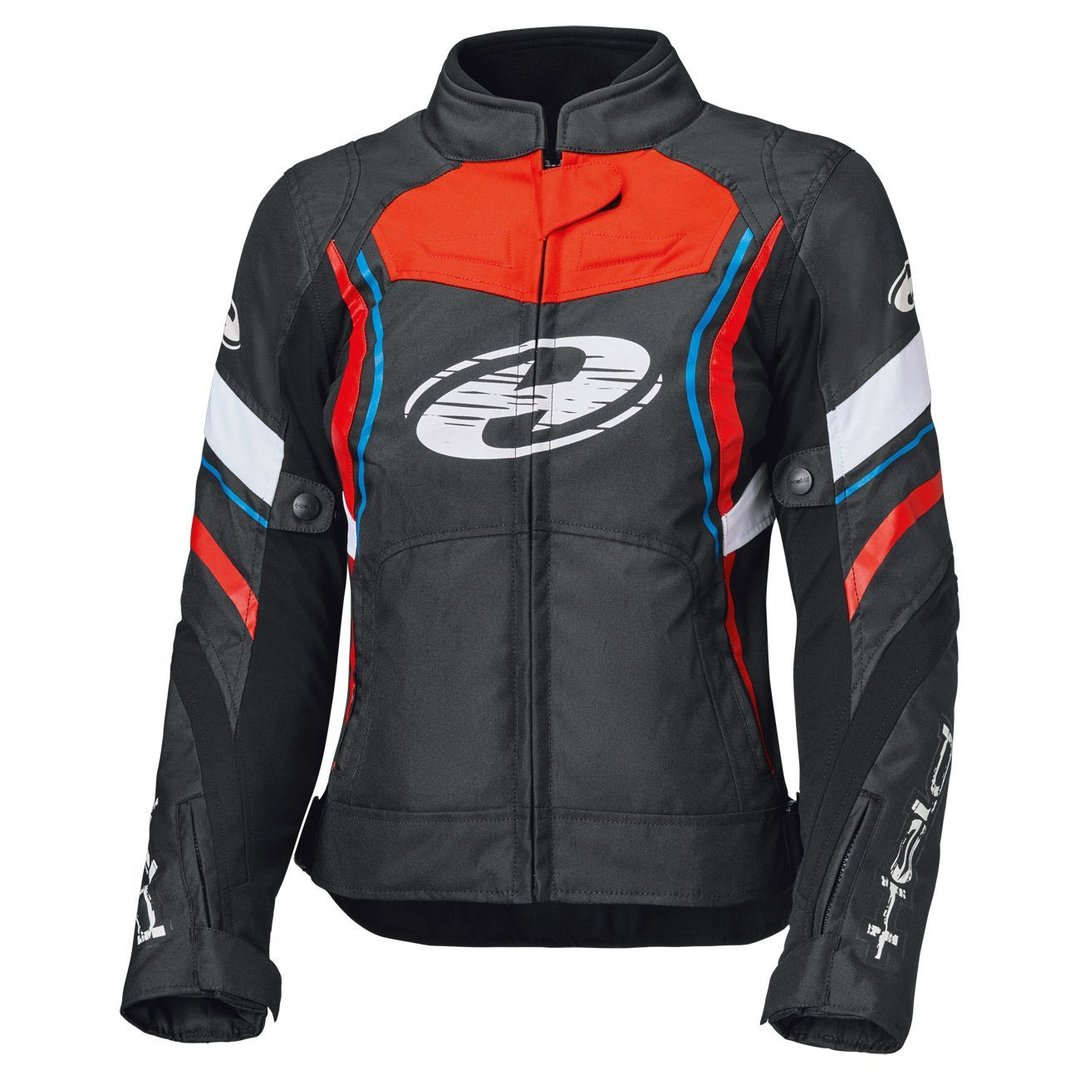 Held Baxley Top waterproof Ladies Motorcycle Textile Jacket black/red/blue S Figure 1
