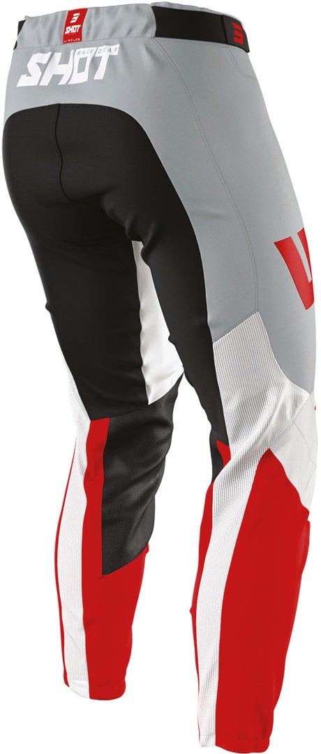 Shot Aerolite Airflow Motocross Hose grau/rot 44 Abbildung 2
