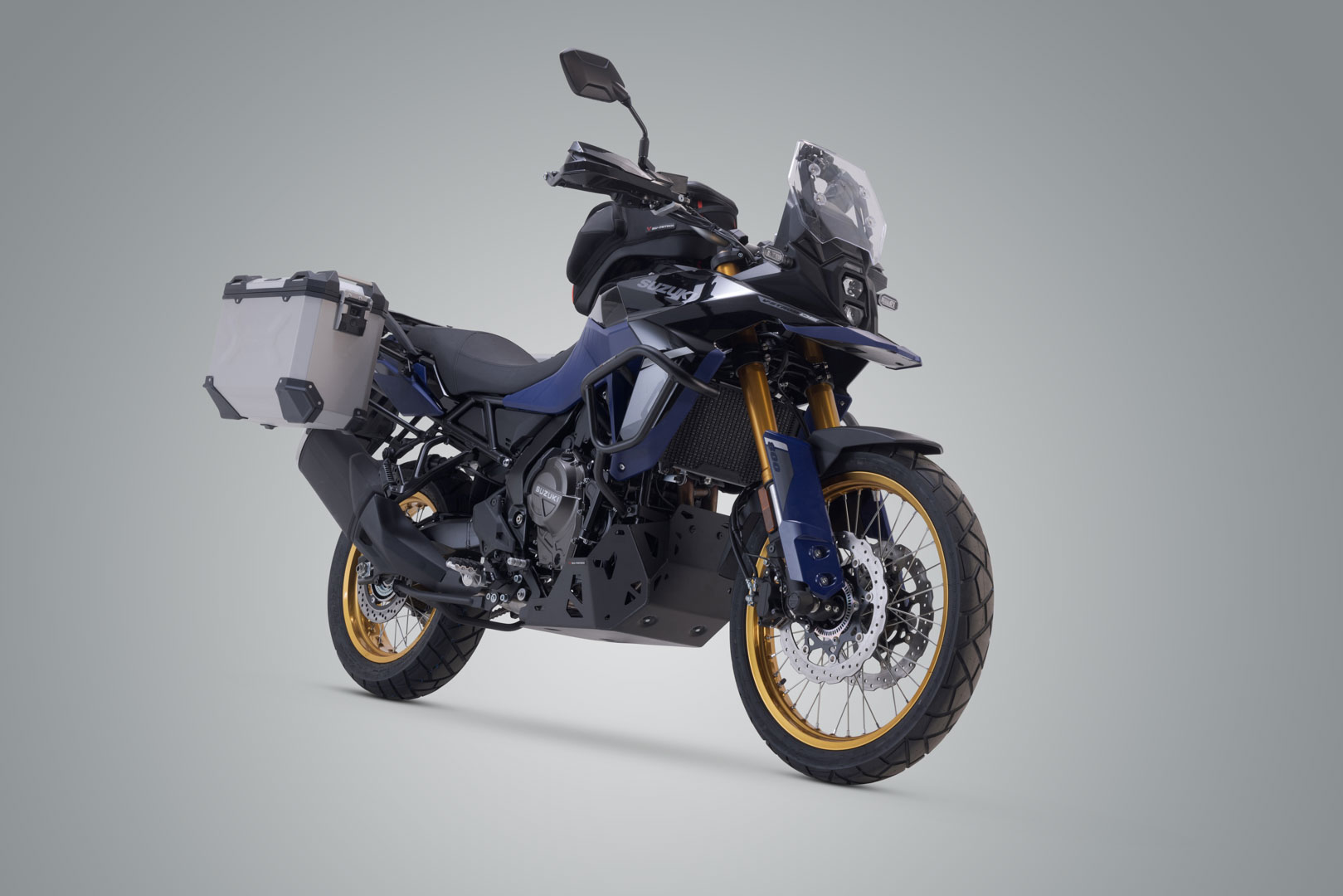 Sistem de carcasă din aluminiu SW-Motech TRAX ADV - Argintiu. 45/37L. Suzuki V-Strom 800 / 800DE (22-). Figura 2