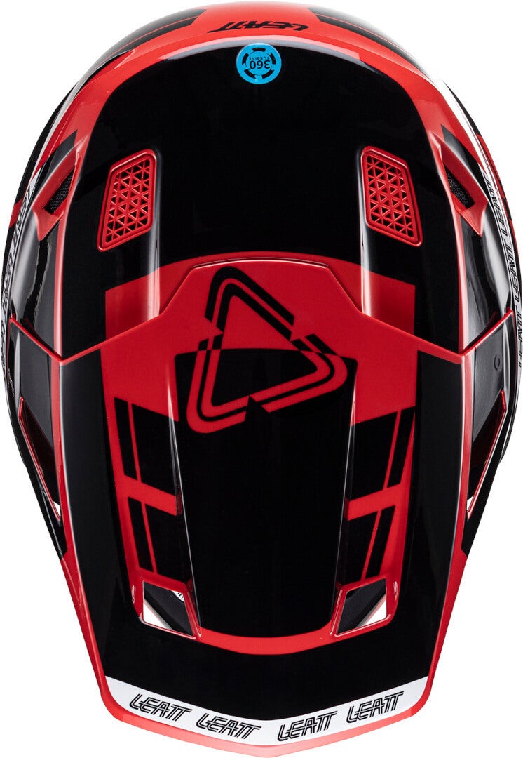 Leatt 7.5 V24 Casco da motocross con occhiali nero/rosso L (59/60) Figura 3