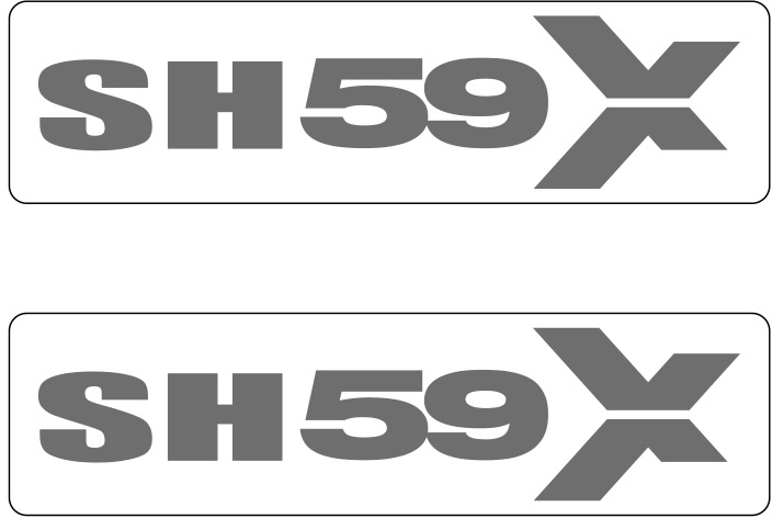 SET AUFKLEBER SH59X Obrázok 1