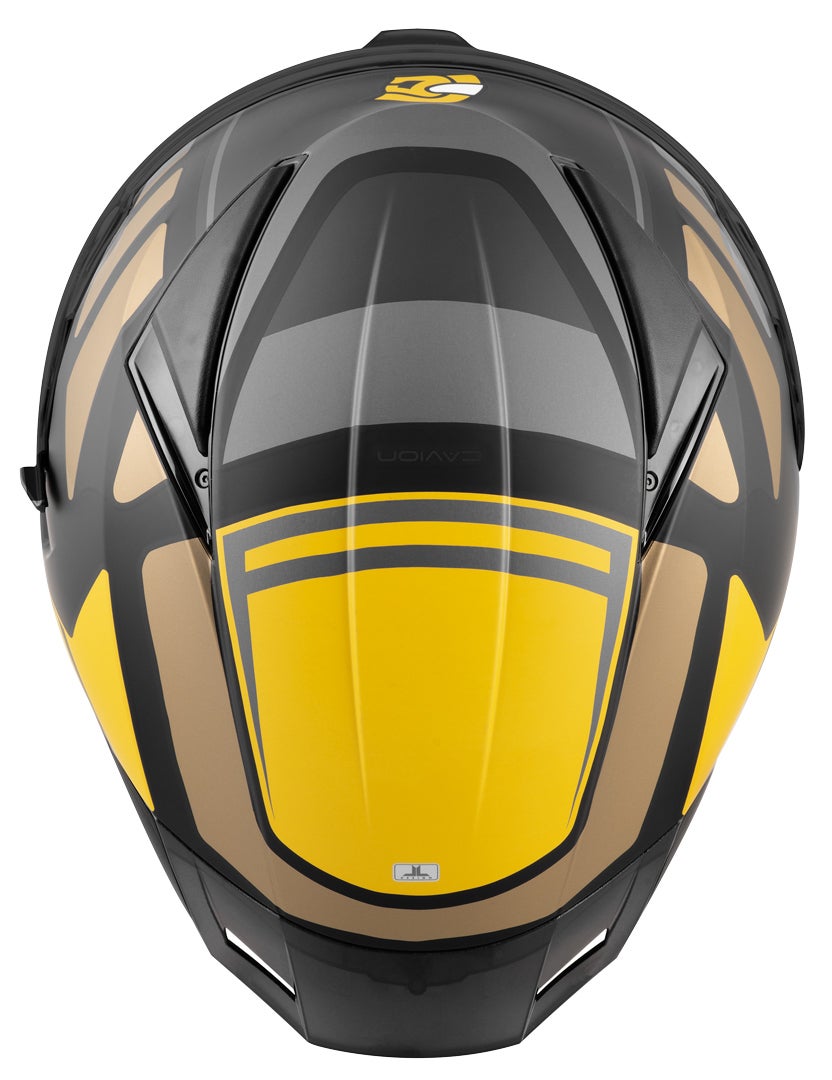 FC-Moto FF130SV Cavion Casco nero opaco/oro 2XL Figura 6