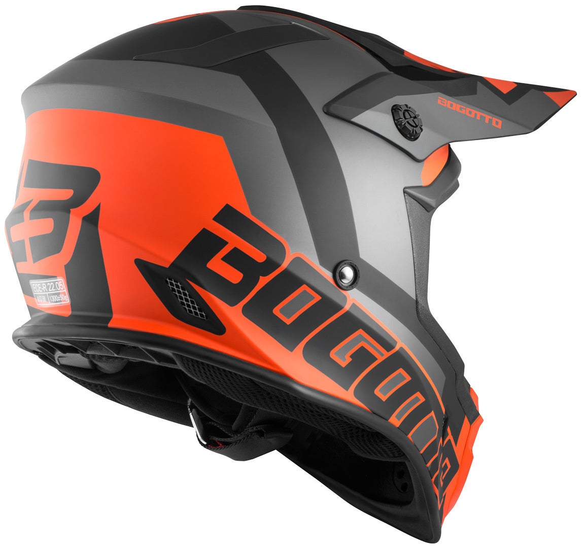 Bogotto V332 Unit Motocross Helm orange L Abbildung 2