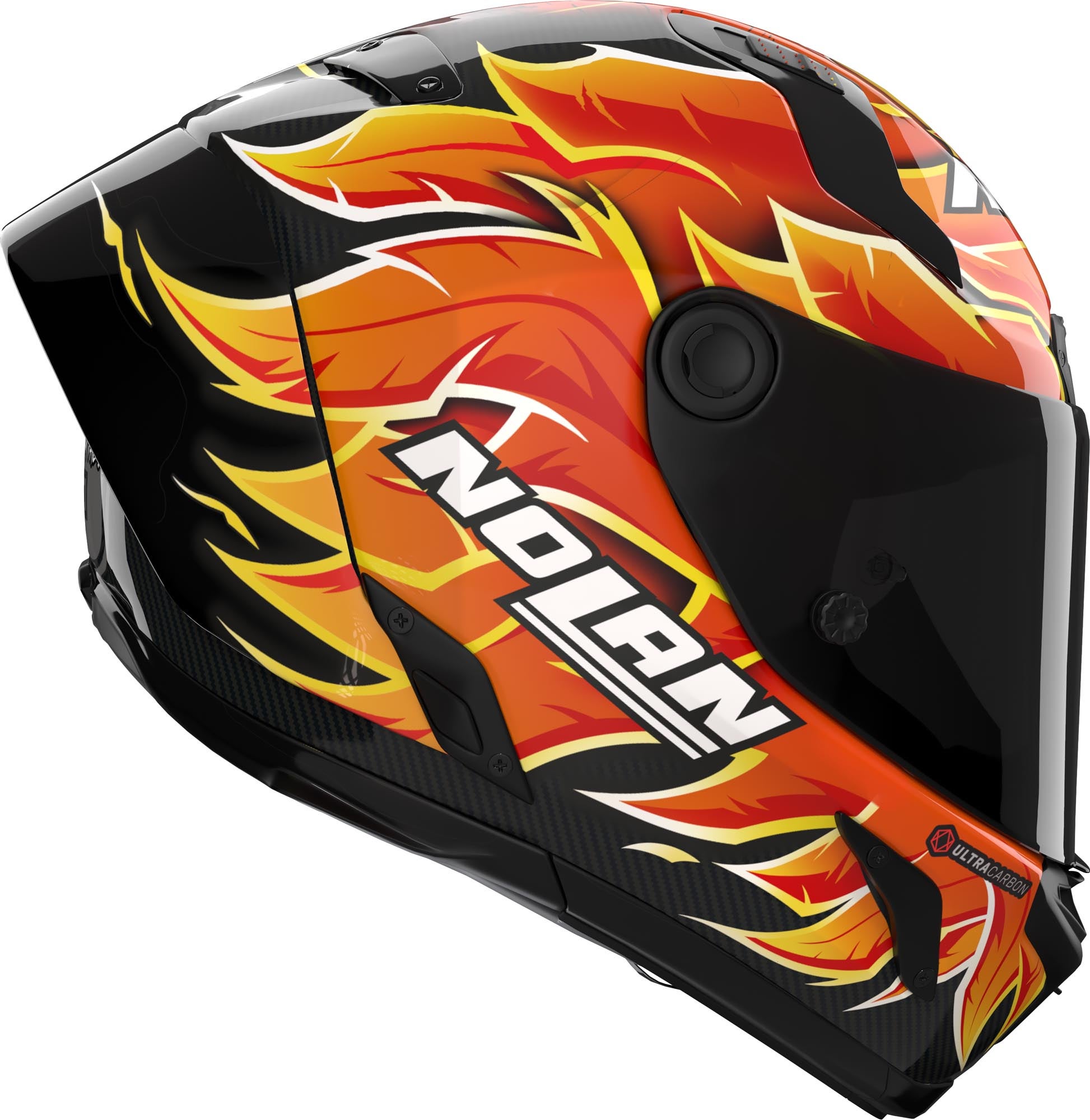 Nolan X-804 RS Ultra Carbon Replica Iannone Helm rot/schwarz XXS (54) Abbildung 2