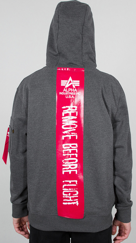 Alpha Industries RBF Latex Hanorac Gri închis L Figura 2