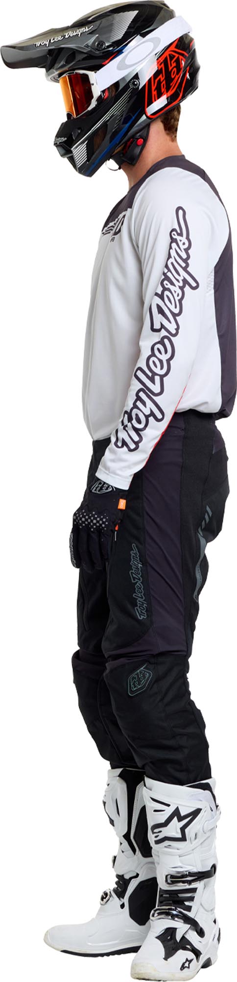 Troy Lee Designs Scout GP Pro Winged Motocross Jersey light grey/anthracite XXL Figure 15