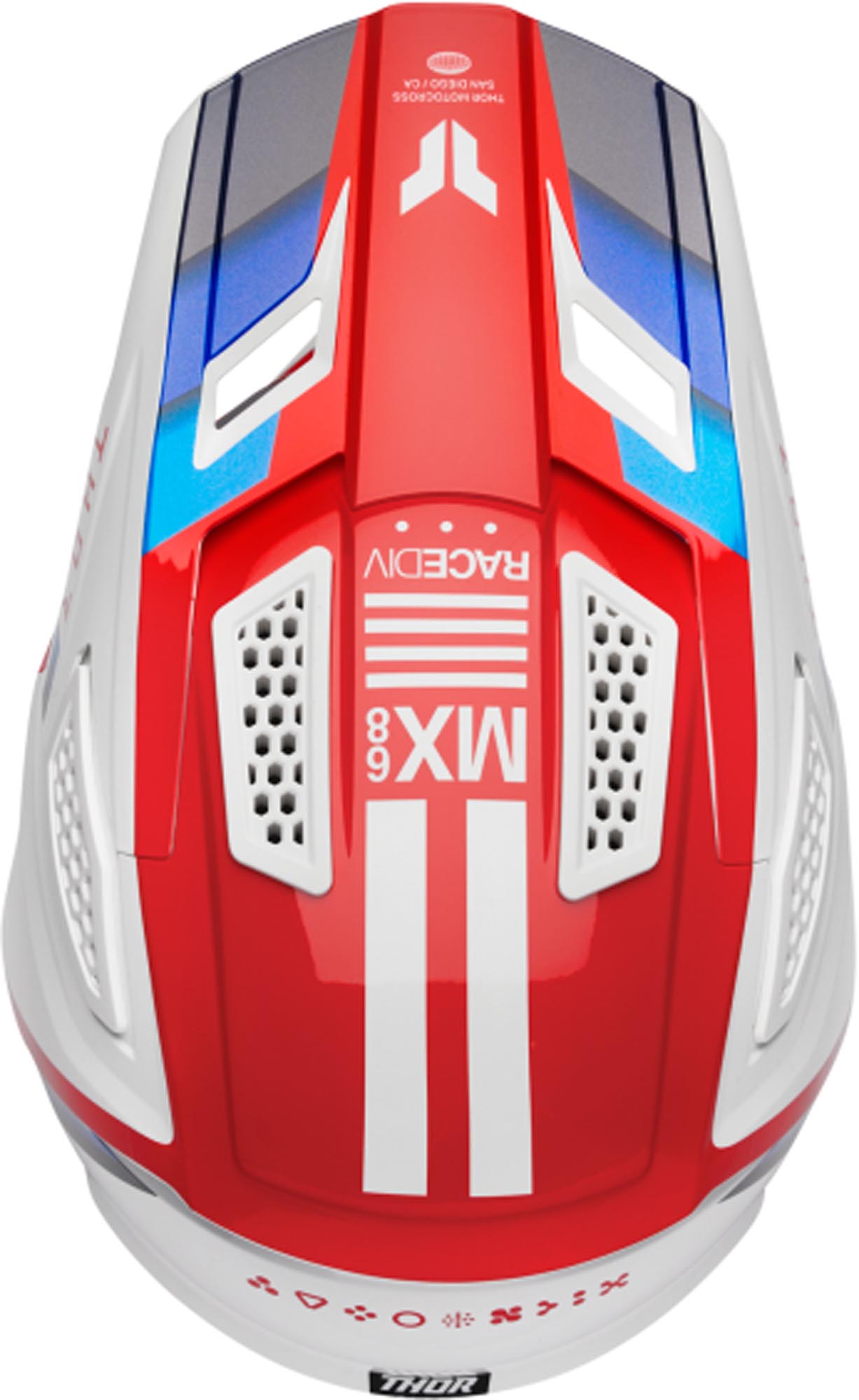 Side view of Thor Fleet Defy Motocross Helmet