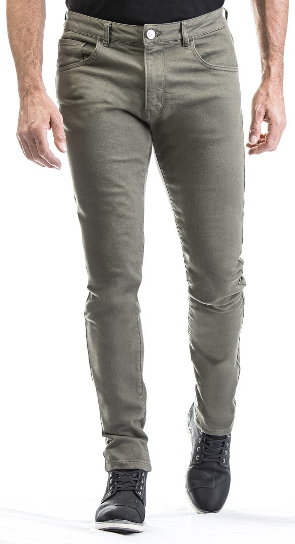 Ixon Flint Motorrad Jeans khaki L Abbildung 1